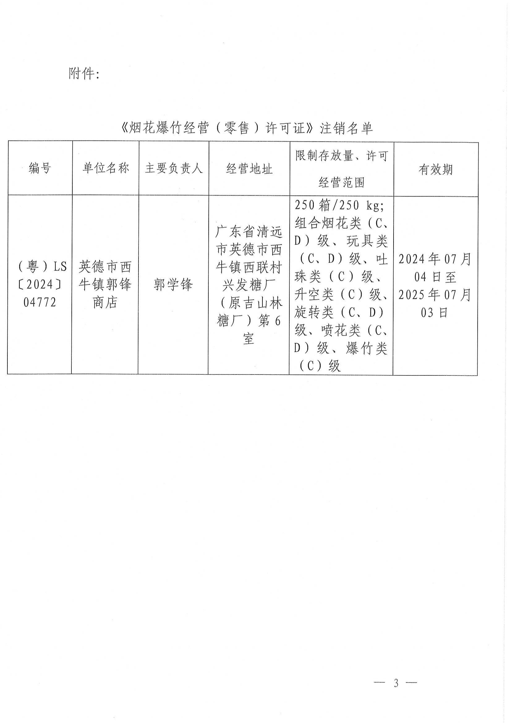 英应急〔2025〕18号关于依法注销英德市西牛镇郭锋商店《烟花爆竹经营（零售）许可证》的通告_02.jpg