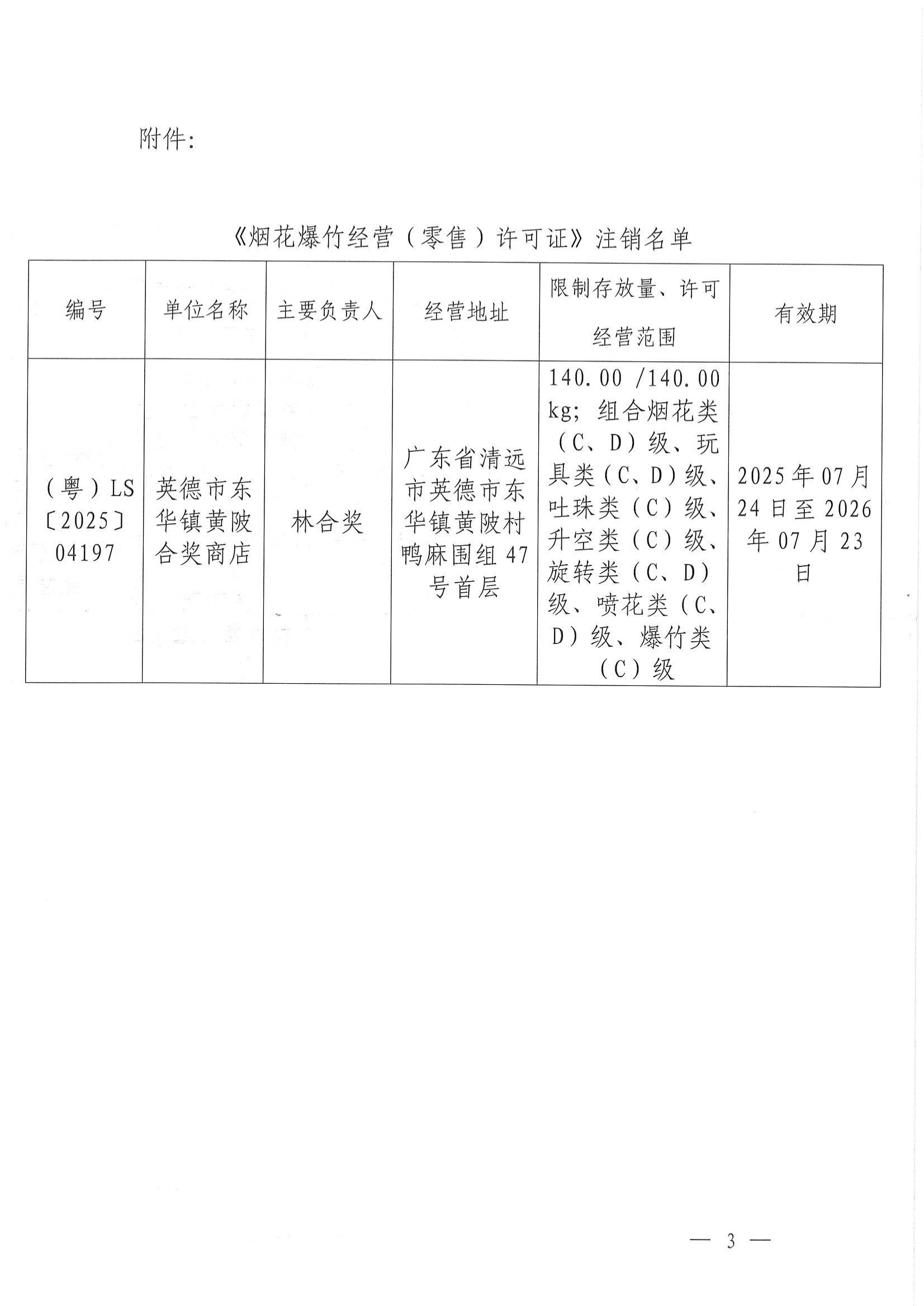 英应急〔2026〕15 号关于依法注销英德市东华镇黄陂合奖商店《烟花爆竹经营（零售）许可证》的通告_02.jpg
