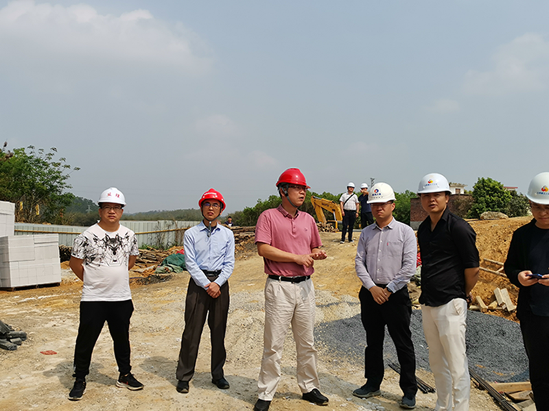 罗伟权调研城乡污水处理基础设施建设工作